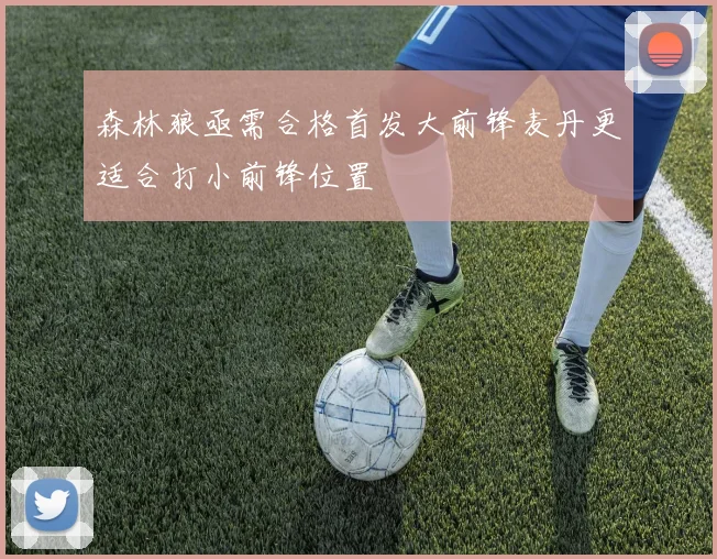 森林狼亟需合格首发大前锋麦丹更适合打小前锋位置